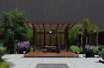 鄭州庭院設(shè)計——萬科天倫紫臺